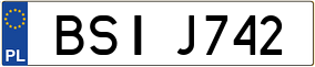 Truck License Plate